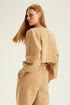 CROPPED SHOULDER PAD CAMELO